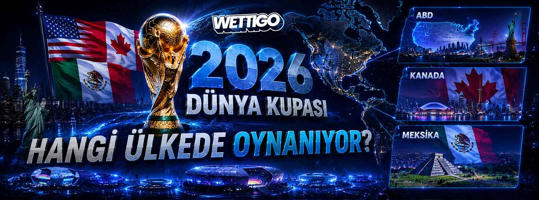2026 Dünya Kupası Hangi Ülkede Oynanıyor